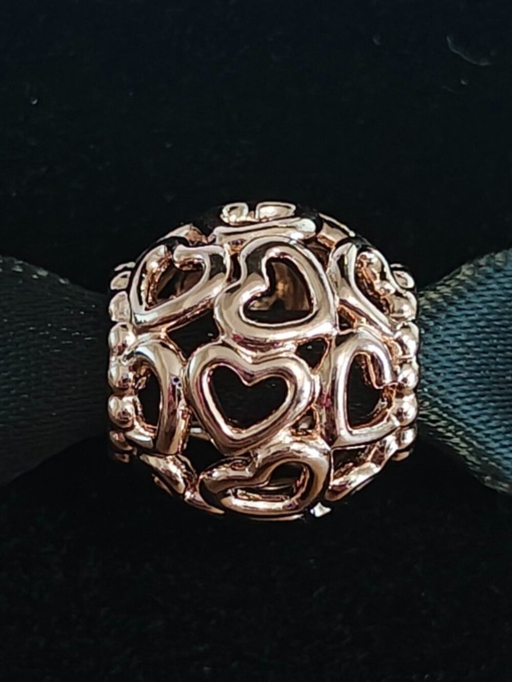 Authentic Pandora Rose Open Your Heart Charm 780964 New With Tags Openwork Love - Picture 3 of 11